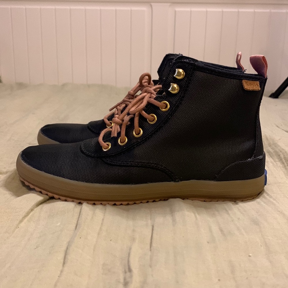 Keds Black Scout Boot - Water Resistant